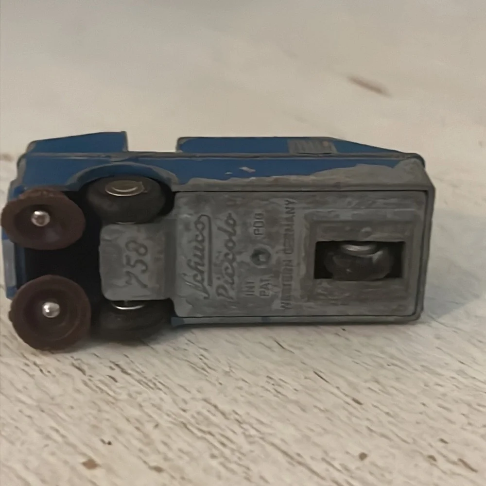 RARE Schuco Piccolo 758 Street sweeper metal car 1:90 scale Western Germany